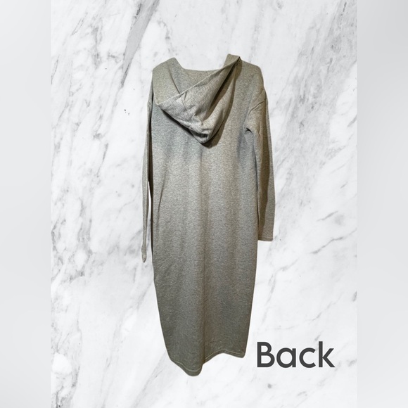 SLY Women Casual Oversized Street Styled Hooded Sweat Dress Japanese Brand - Picture 2 of 4